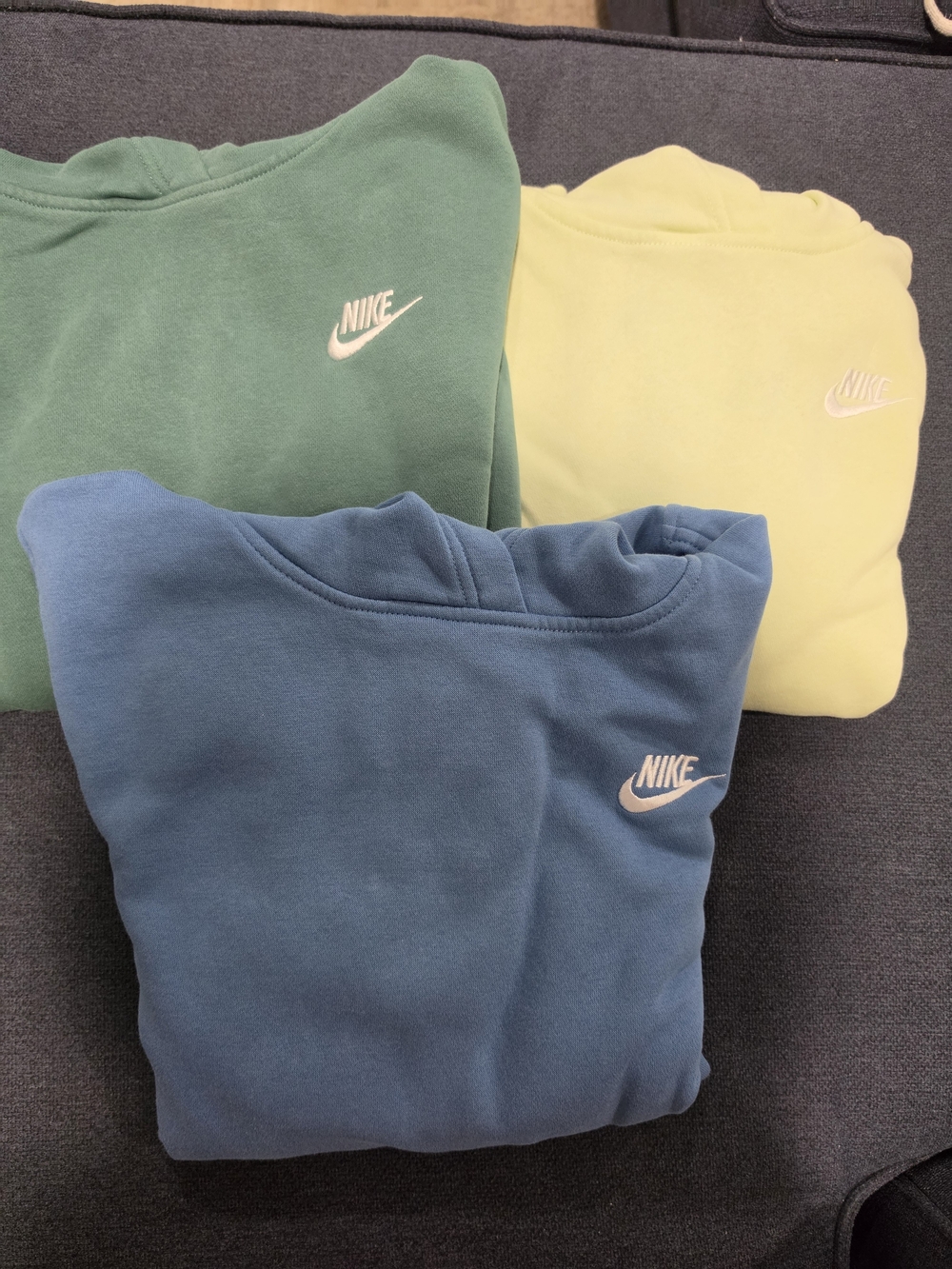 Nike Boy's Crewneck Sweatshirt - Blue, Green, Yellow